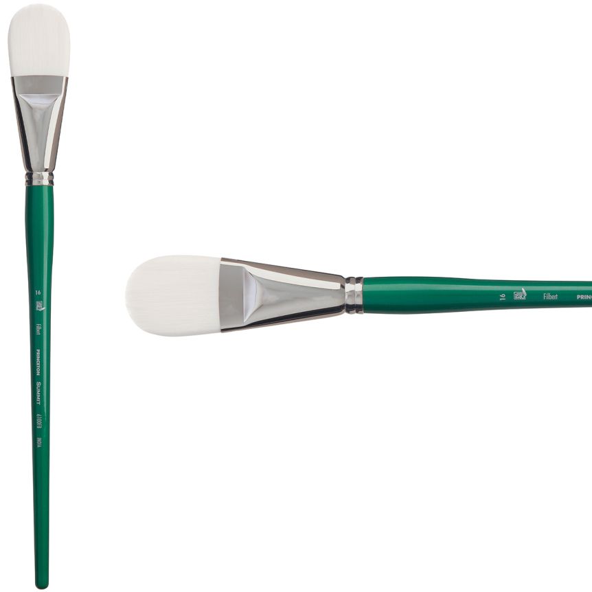 Princeton Summit Series 6100 Synthetic Brush - Filbert, Long Handle, Size 16