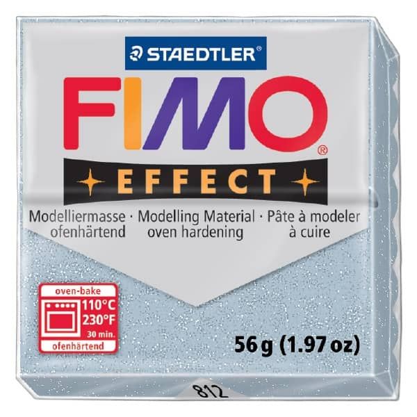 FIMO Effect 1.97 oz Bar - Glitter Silver