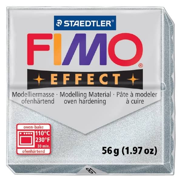FIMO Effect 1.97 oz Bar - Metallic Silver 