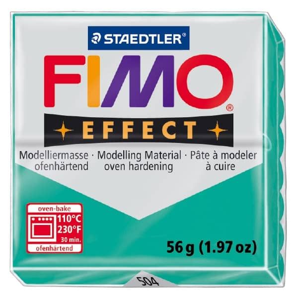 FIMO Effect 1.97 oz Bar - Translucent Green 