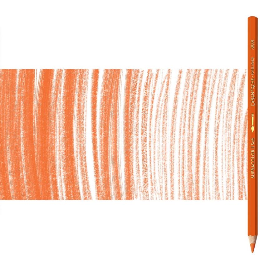 Supracolor II Watercolor Pencils Individual No. 050 - Flame Red