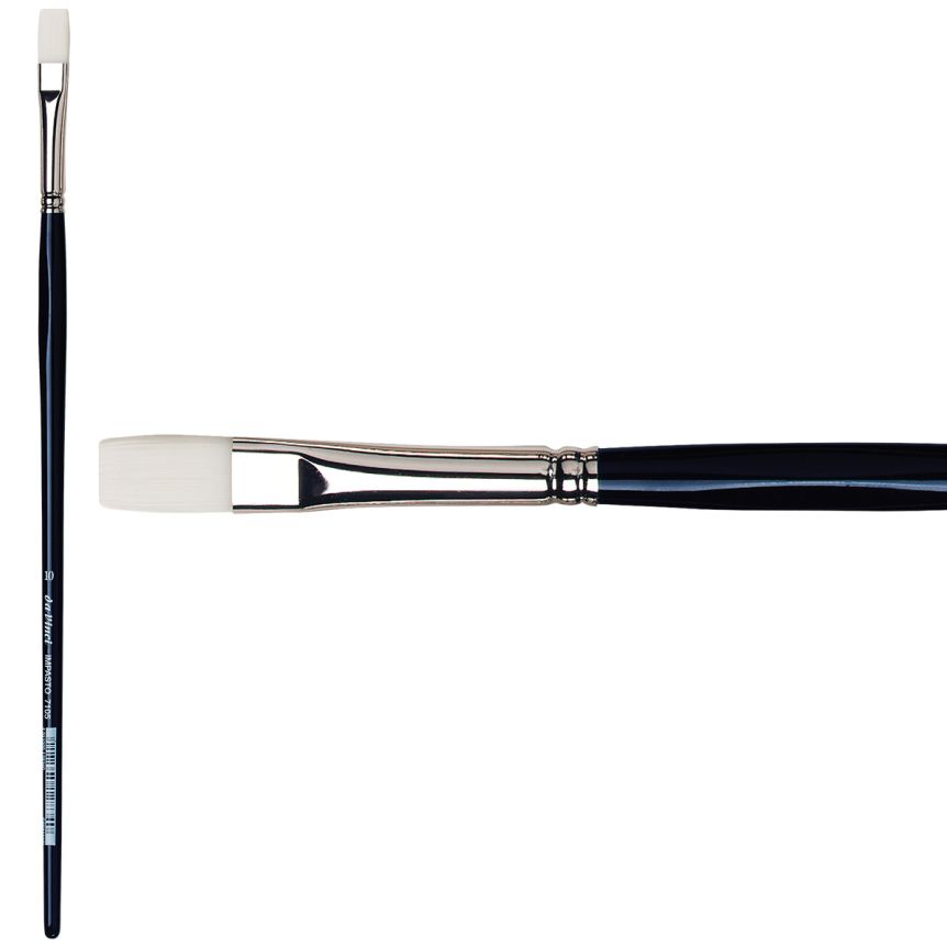 da Vinci Impasto Synthetic Long Handle Brush - Flat, Size 10