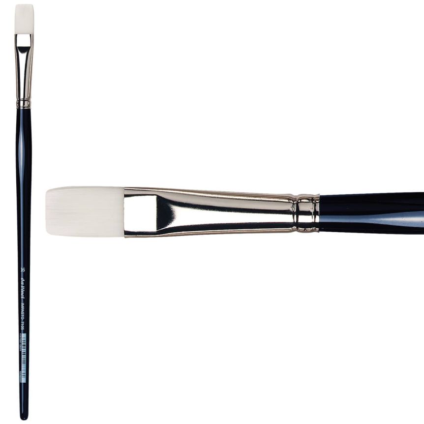 da Vinci Impasto Synthetic Long Handle Brush - Flat, Size 16