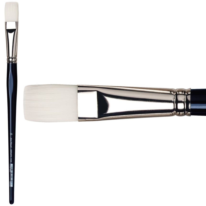 da Vinci Impasto Synthetic Long Handle Brush - Flat, Size 24