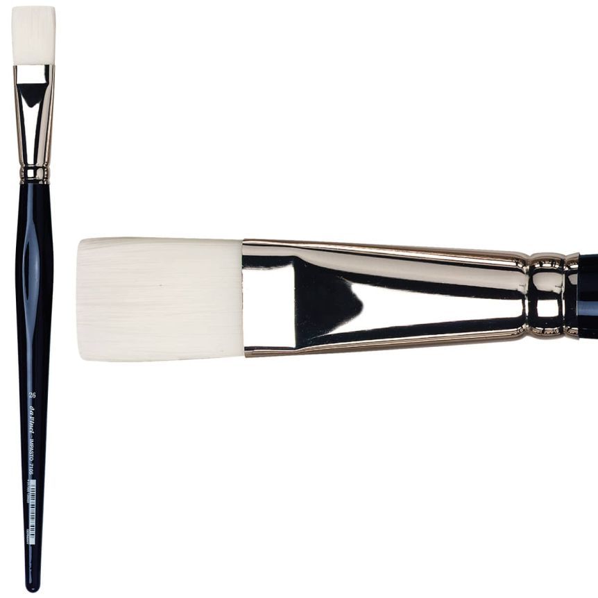 da Vinci Impasto Synthetic Long Handle Brush - Flat, Size 26