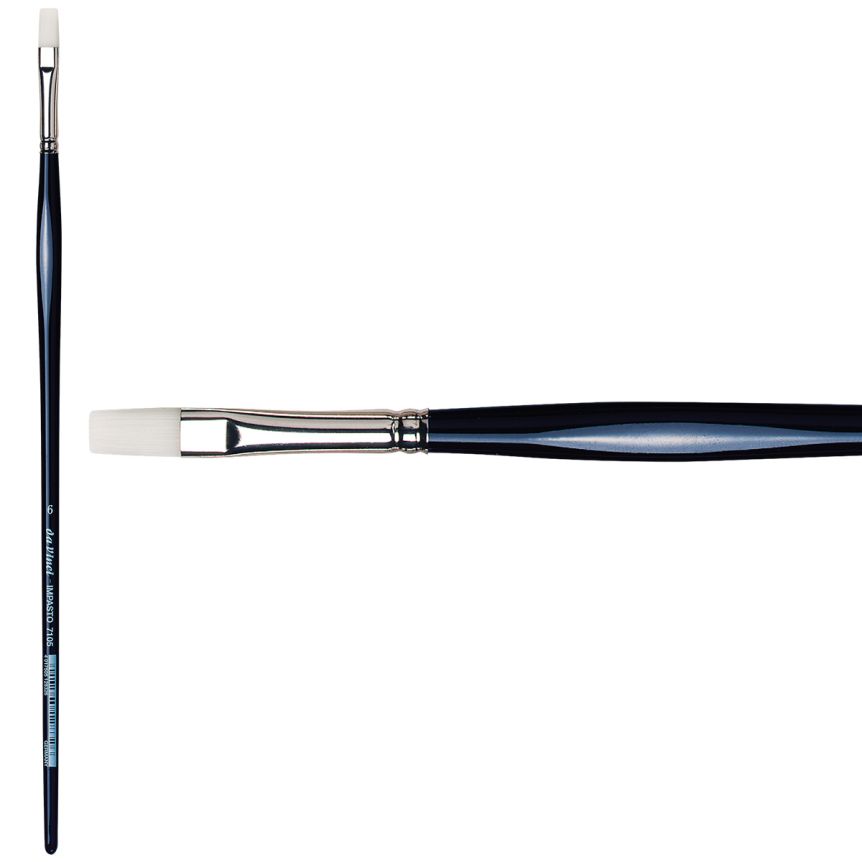 da Vinci Impasto Synthetic Long Handle Brush - Flat, Size 6