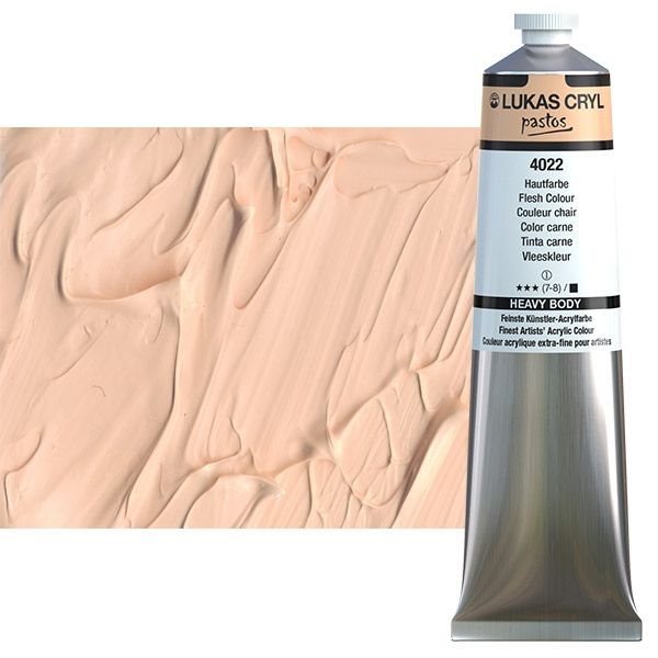 LUKAS Cryl Pastos Heavy Body Acrylics Peach Pink 200 ml