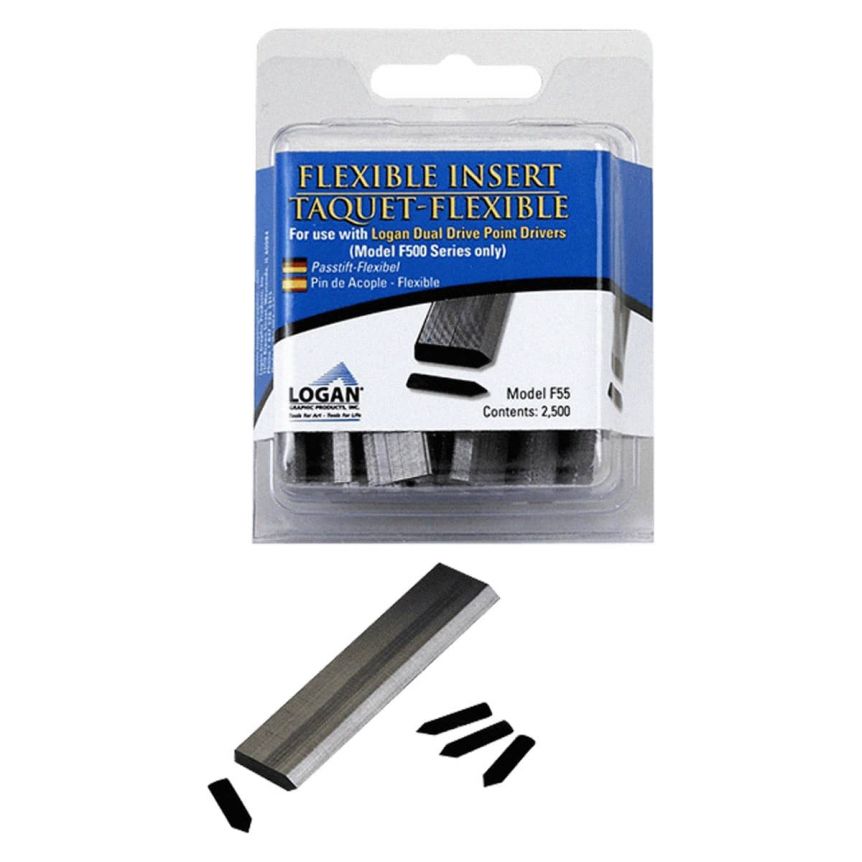 Flexipoint - 15mm (9/16 inch) Flexible Inserts Refill Pack - Compatible with Dual Drive Point Driver (Pack of 6000)