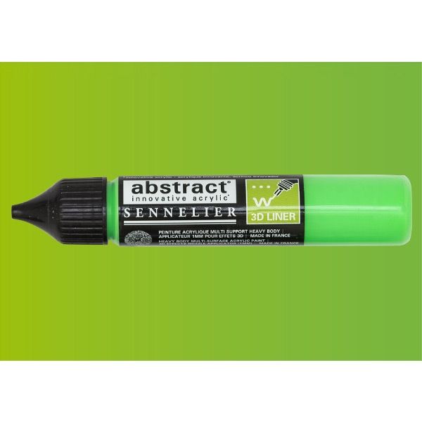 Sennelier Abstract Acrylic Liner 27ml Fluorescent Green