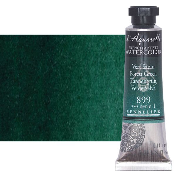 Sennelier l'Aquarelle Artists Watercolor - Forest Green, 10ml Tube