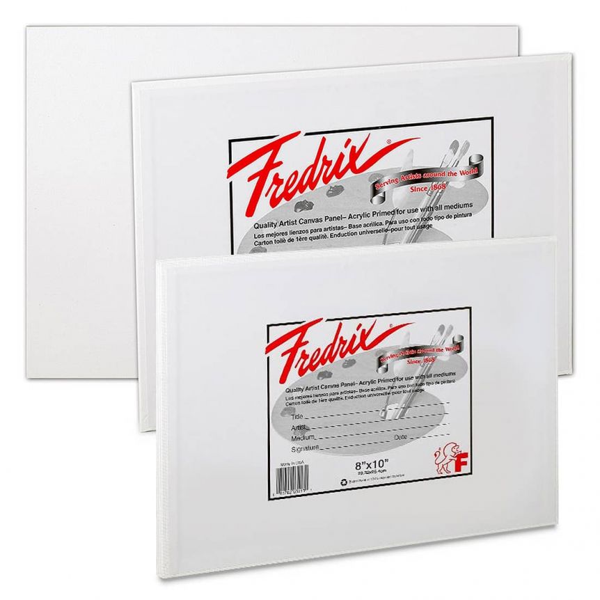 Fredrix Hand Turned Artist Series, Canvas Panels