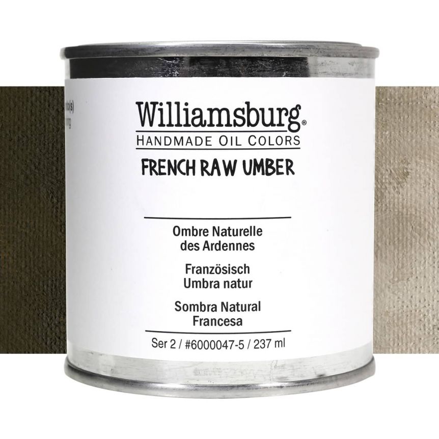 Williamsburg Oil Color 237 ml Can French Raw Umber
