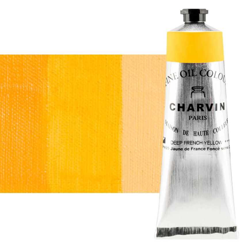 French Yellow Deep 150ml Tube Fine Artists Oil Paint by Charvin