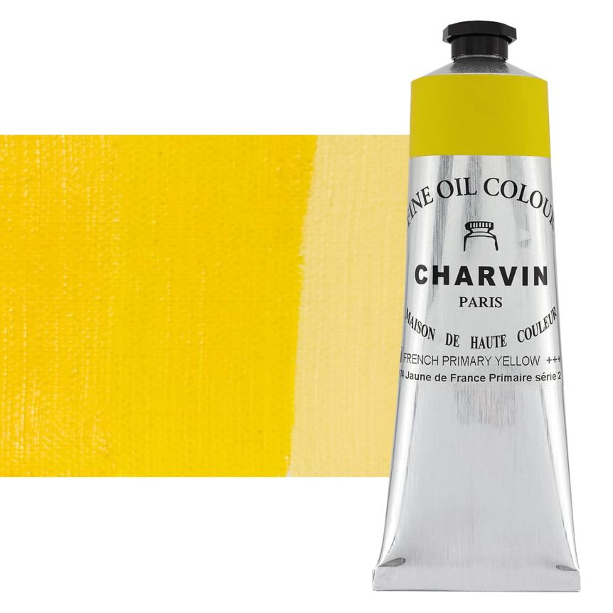 French Yellow Primary 150ml Tube Fine Artists Oil Paint by Charvin
