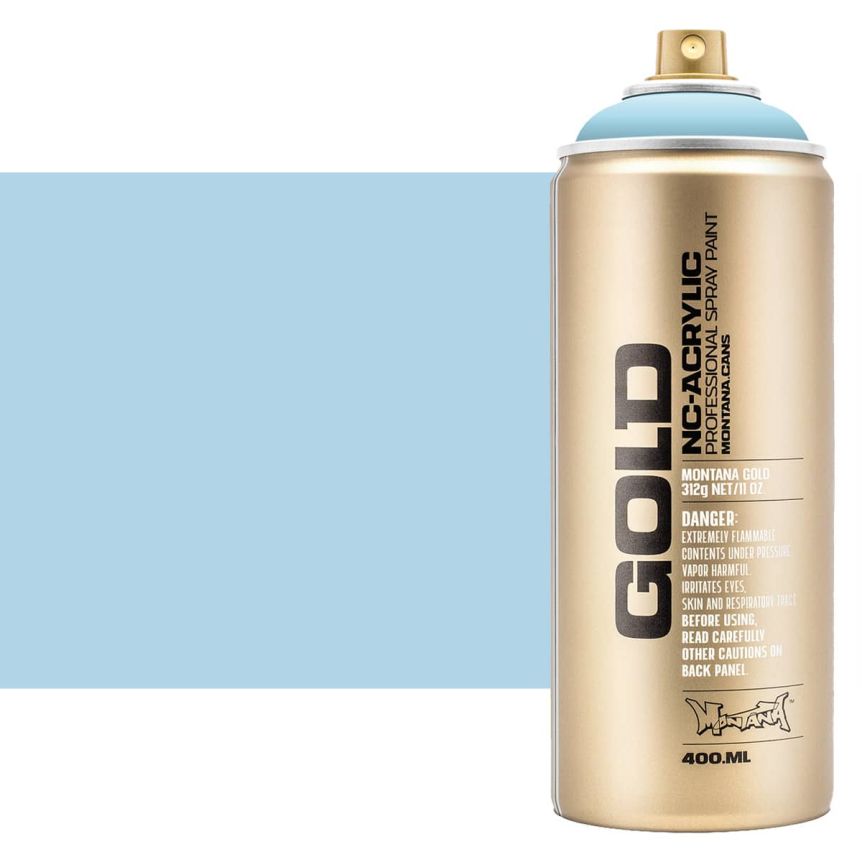 Montana GOLD Acrylic Professional Spray Paint 400 ml - Fresh Blue