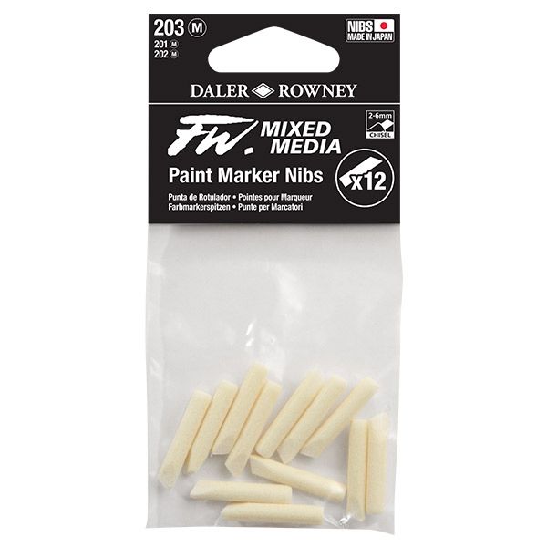Chisel Tip Nibs (12-Pack)	2 - 6 Mm