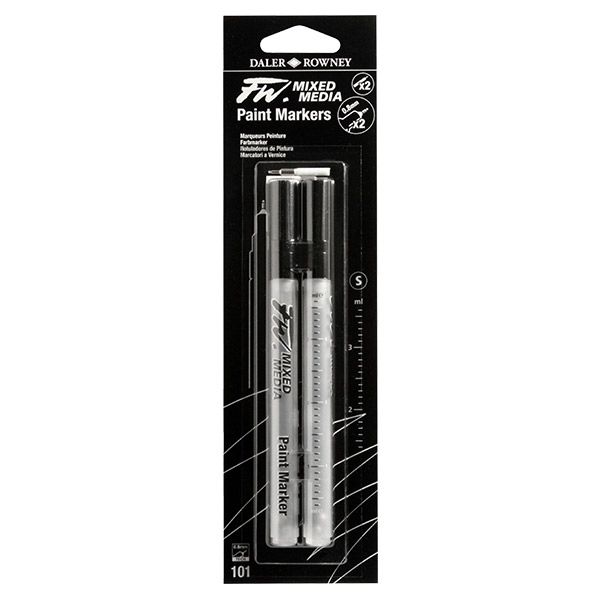 FW Mixed Media Small Marker 0.8mm Technical Nibs Pack Of 2