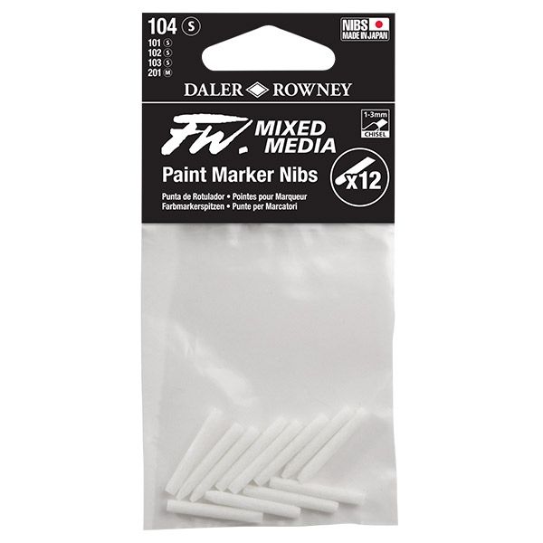 Chisel Tip Nibs (12-Pack)	1 - 3 Mm