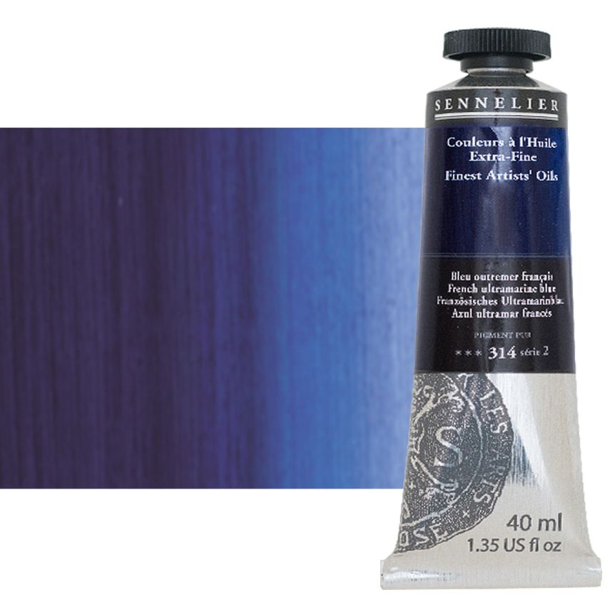 Sennelier Artists ExtraFine Oil French Ultramarine Blue, 40 ml