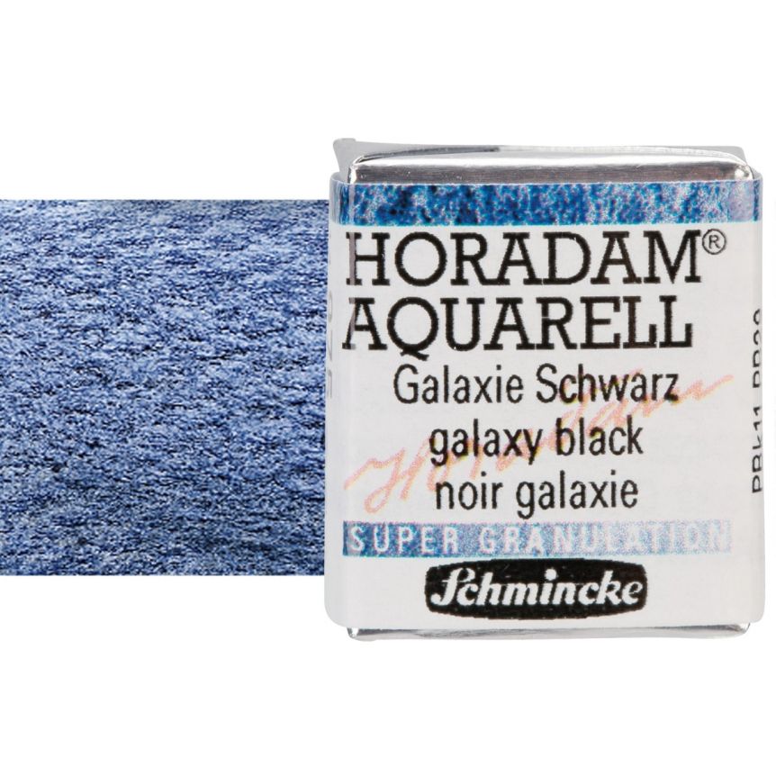 Schmincke Horadam Watercolor Galaxy Black Half-Pan