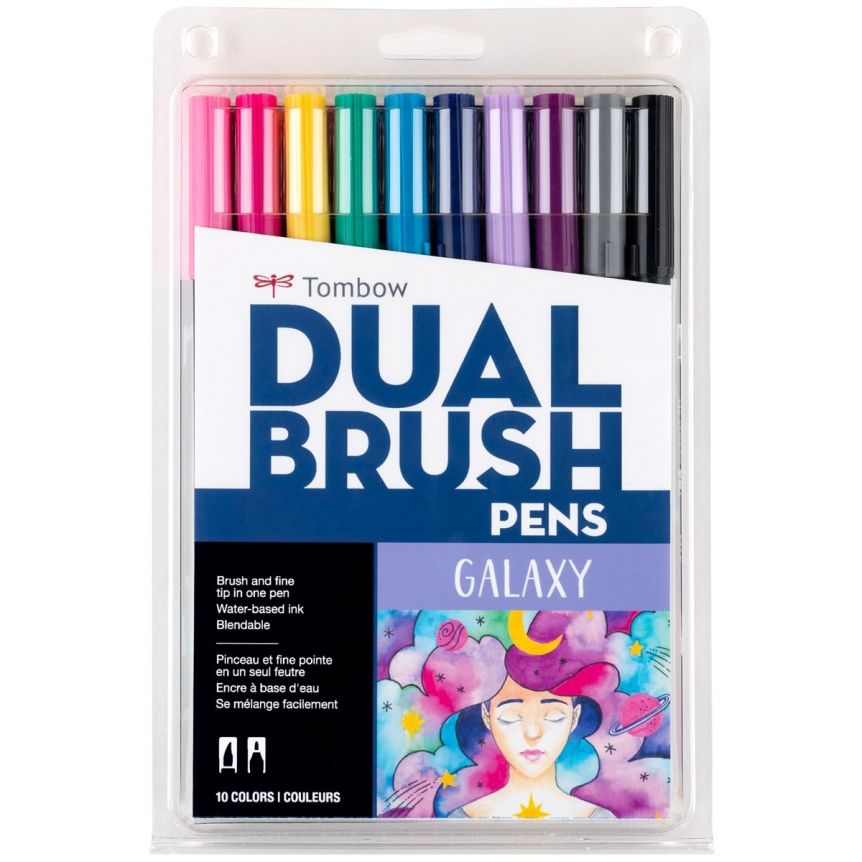 Dual Brush & Fine Pro Markers Pen Set, 96 Colors Tombow Dual Brush