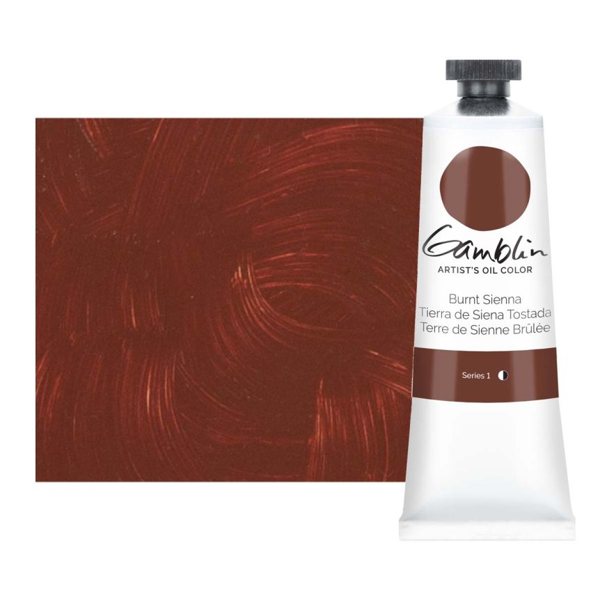 Gamblin Artists Oil - Burnt Sienna, 37ml Tube