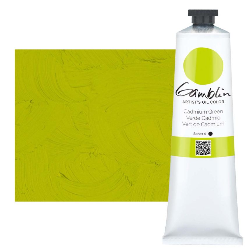Gamblin Artists Oil - Cadmium Green, 150ml Tube