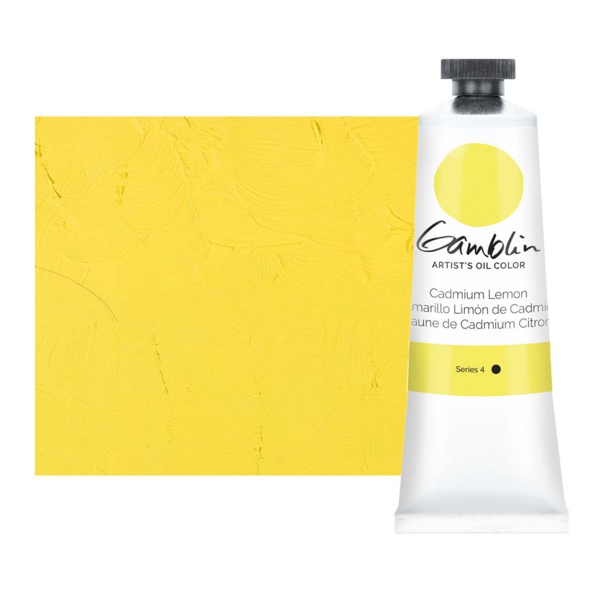 Gamblin Artists Oil - Cadmium Lemon, 37ml Tube