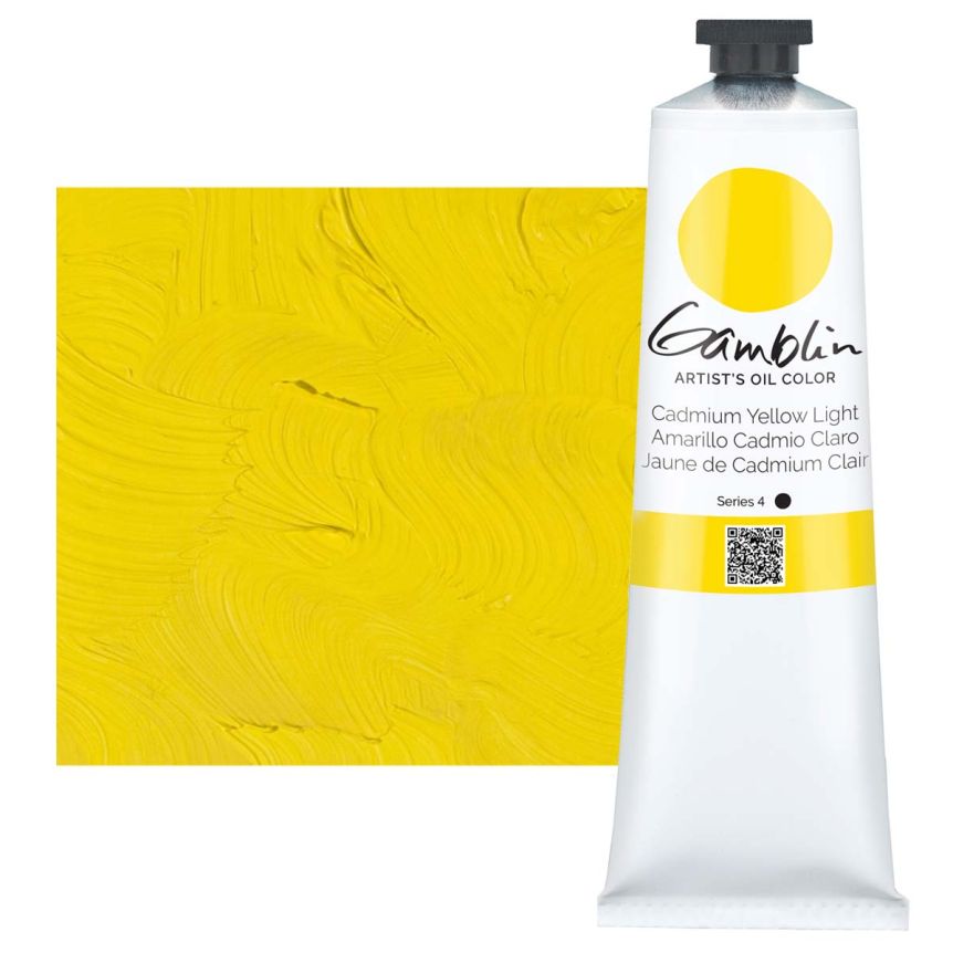Gamblin Artists Oil - Cadmium Yellow Light, 150ml Tube