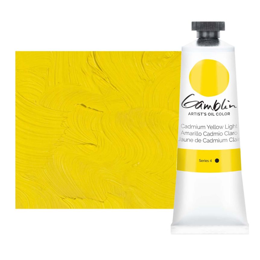 Gamblin Artists Oil - Cadmium Yellow Light, 37ml Tube