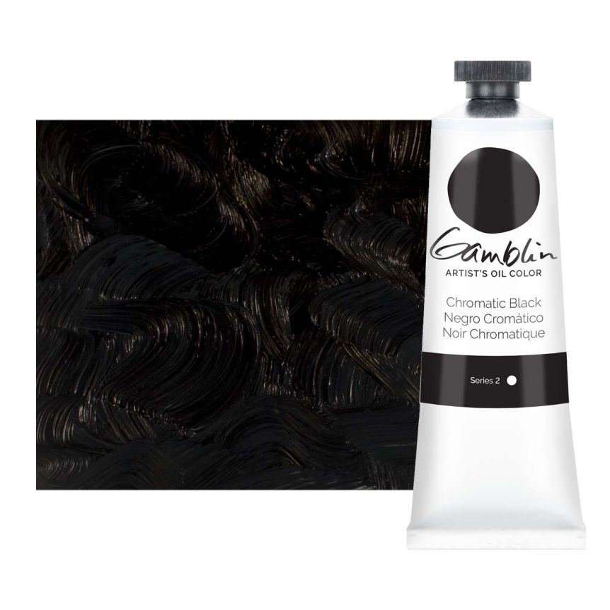 Gamblin Artists Oil - Chromatic Black, 37ml Tube