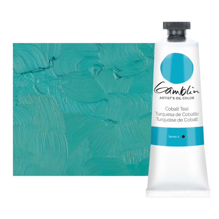 Gamblin Artists Oil - Cobalt Teal, 37ml Tube