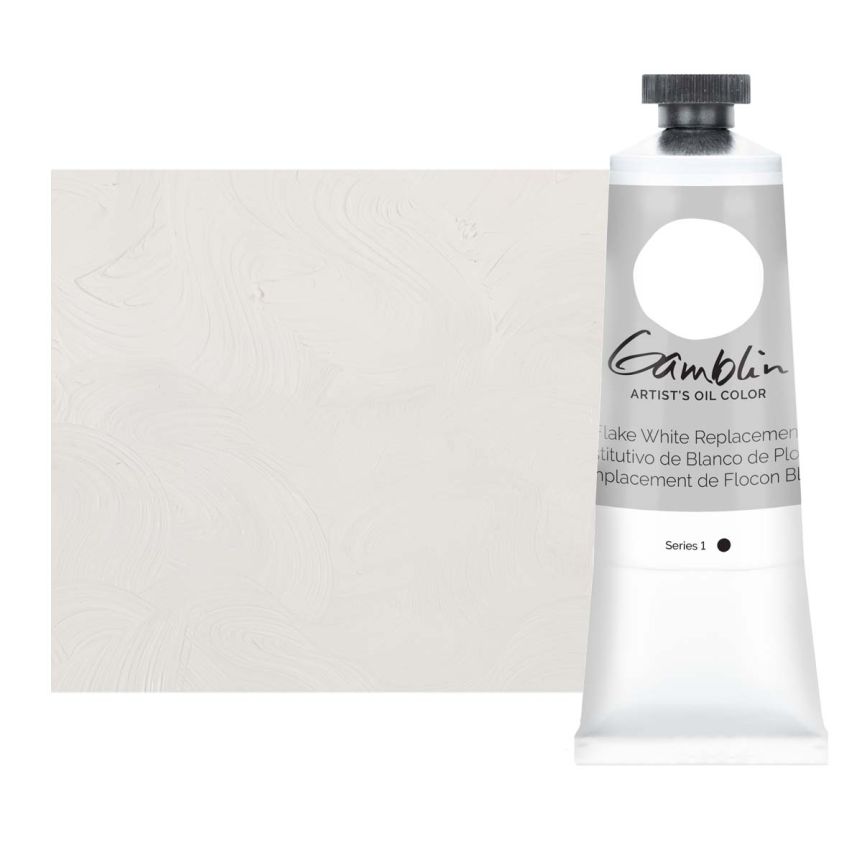 Gamblin Artists Oil - Flake White Replacement, 37ml Tube