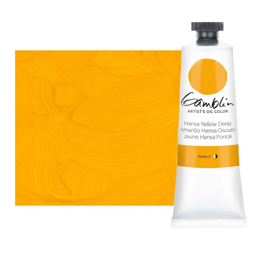 Gamblin Artists Oil - Hansa Yellow Deep, 37ml Tube