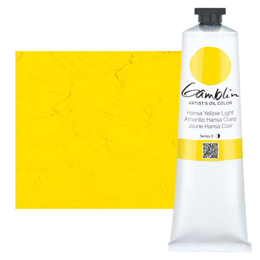 Gamblin Artists Oil - Hansa Yellow Light, 150ml Tube