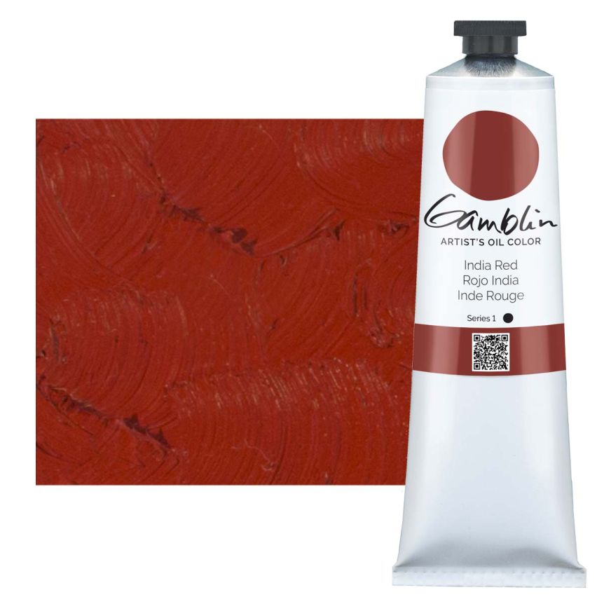 Gamblin Artists Oil - India Red, 150ml Tube