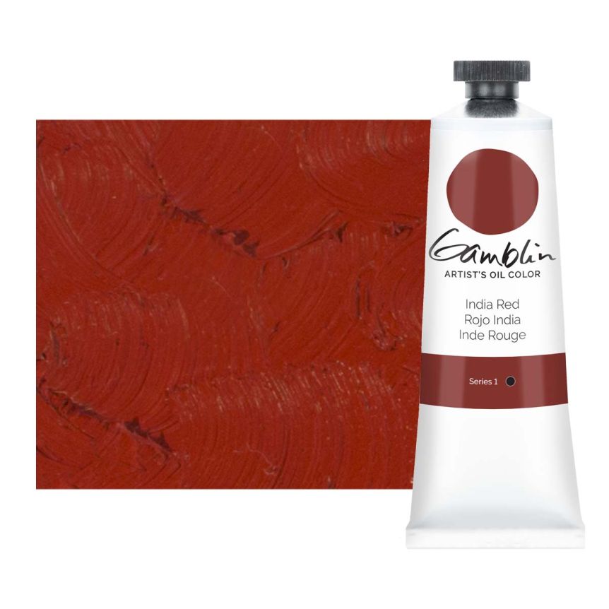 Gamblin Artists Oil - India Red, 37ml Tube