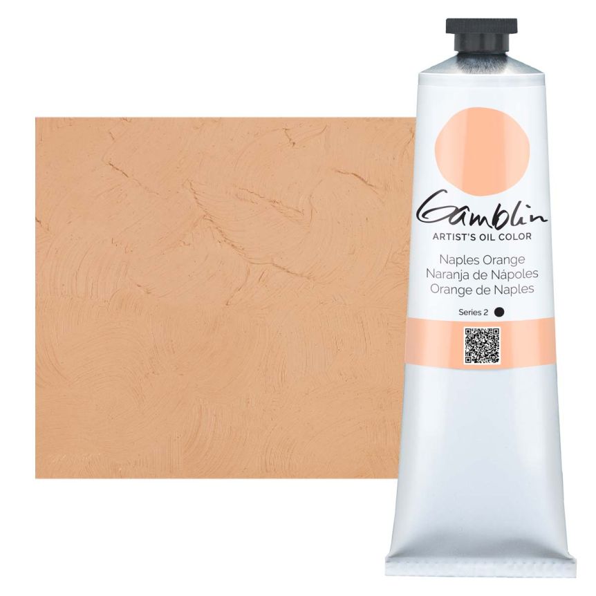 Gamblin Artists Oil - Naples Orange, 150ml Tube