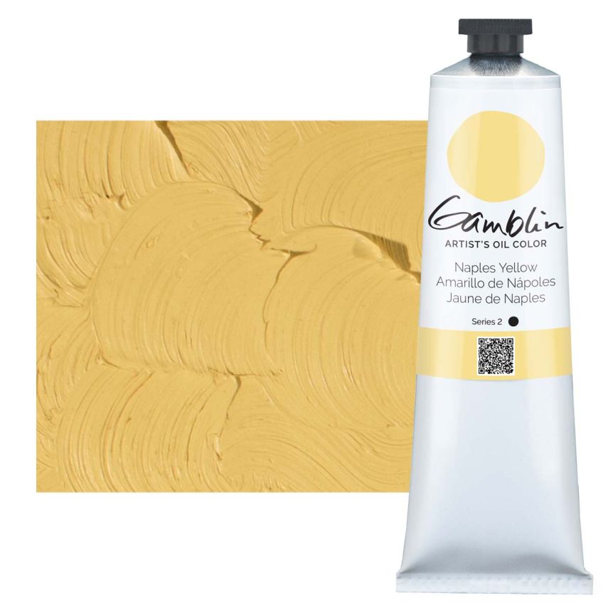 Gamblin Artists Oil - Naples Yellow Hue, 150ml Tube