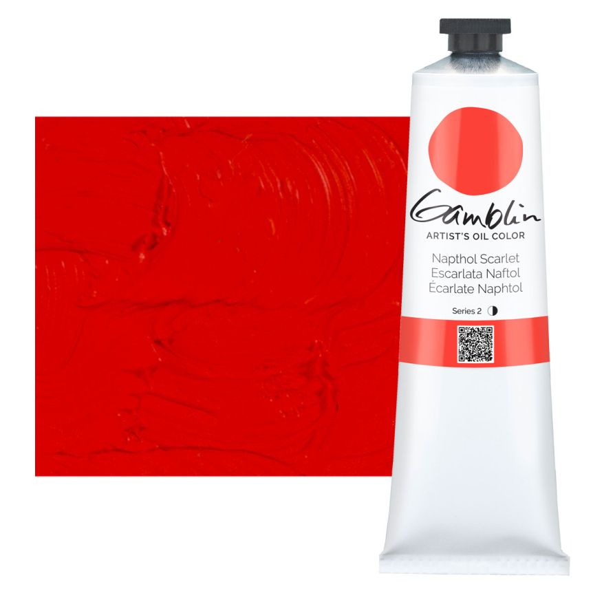 Gamblin Artists Oil - Napthol Scarlet, 150ml Tube