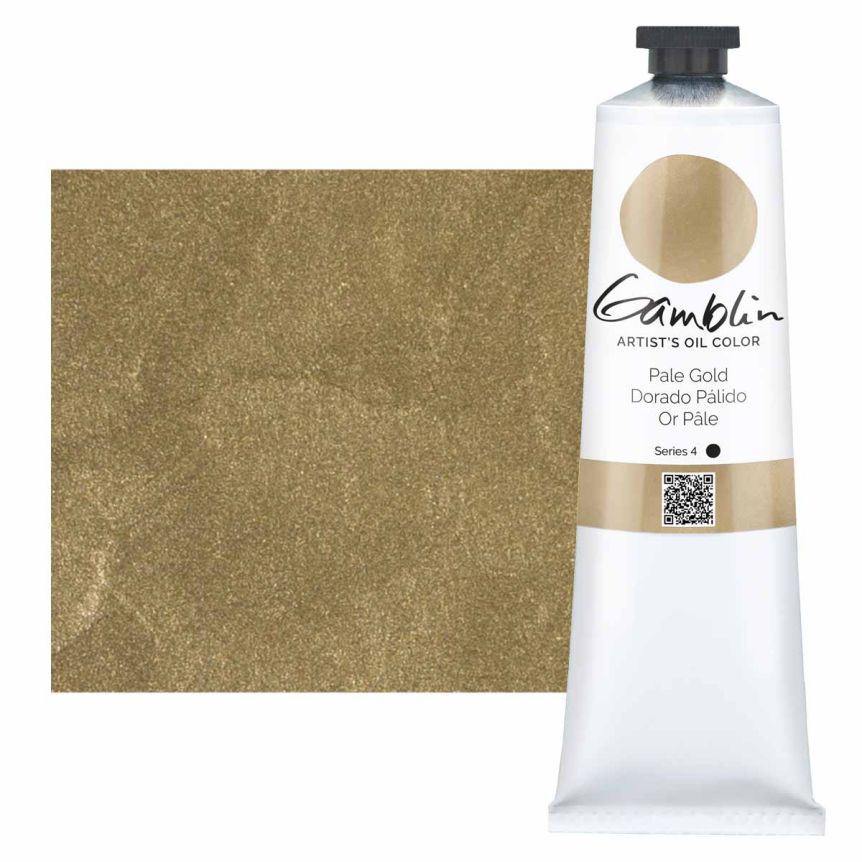 Gamblin Artists Oil - Pale Gold, 150ml Tube
