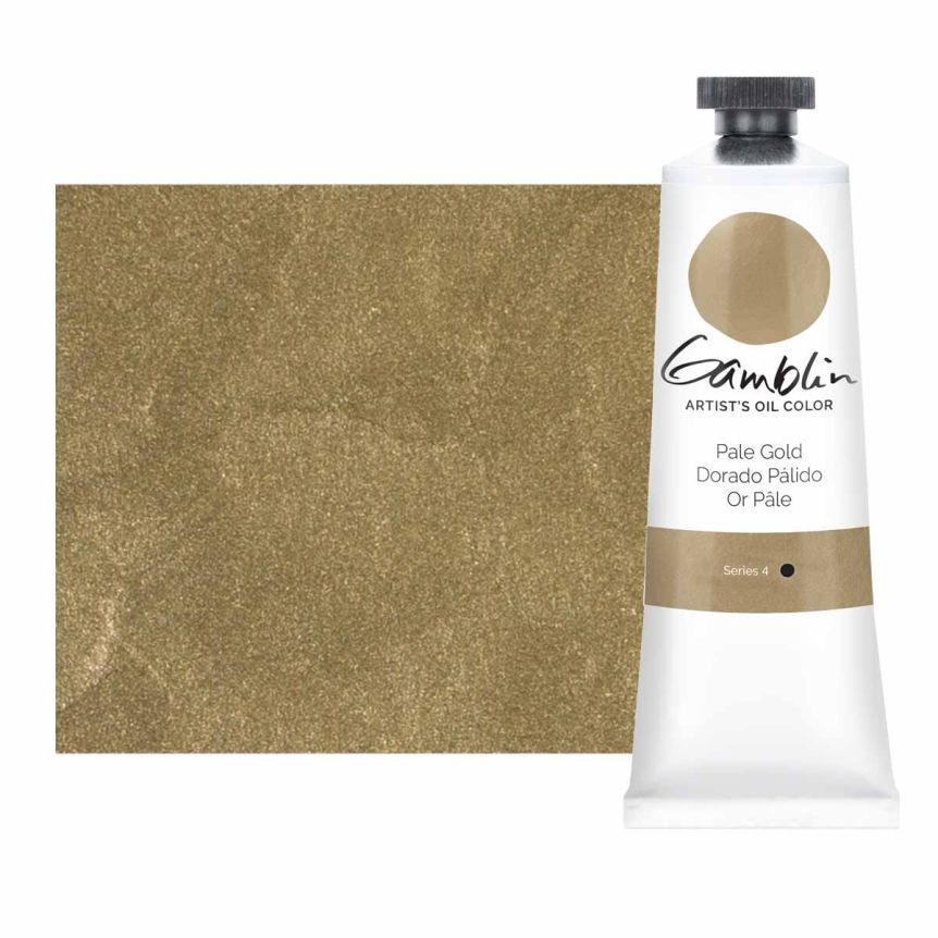 Gamblin Artists Oil - Pale Gold, 37ml Tube