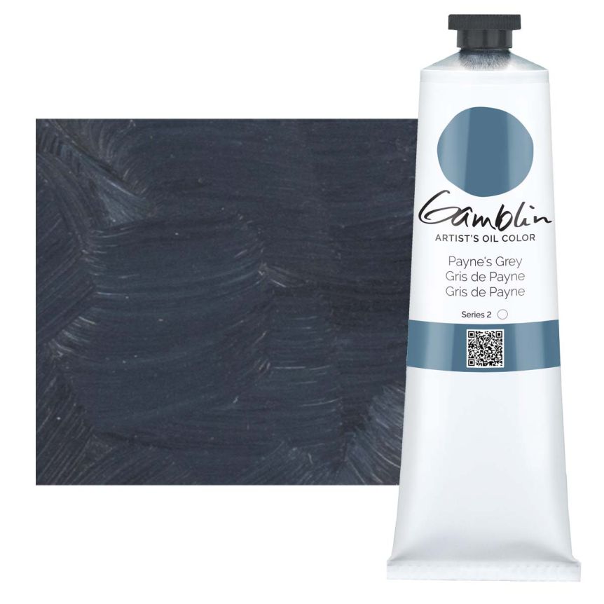 Gamblin Artists Oil - Payne's Grey, 150ml Tube