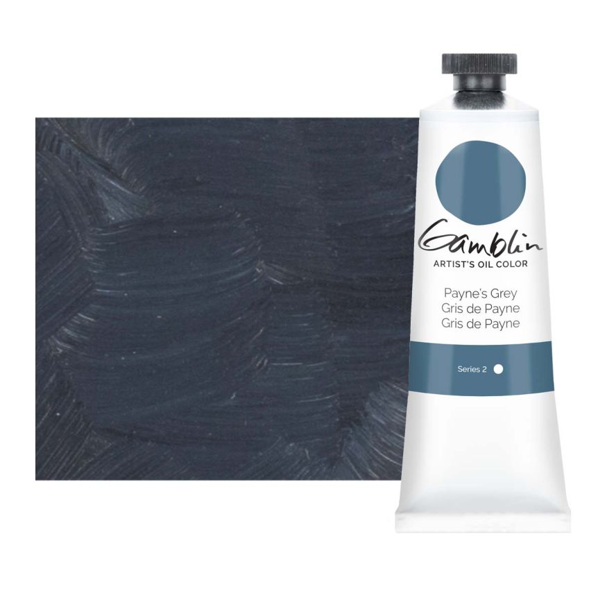 Gamblin Artists Oil - Payne's Grey, 37ml Tube