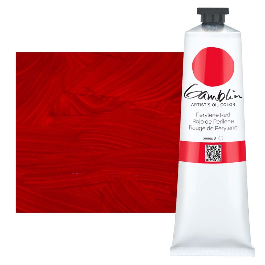 Gamblin Artists Oil - Perylene Red, 150ml Tube