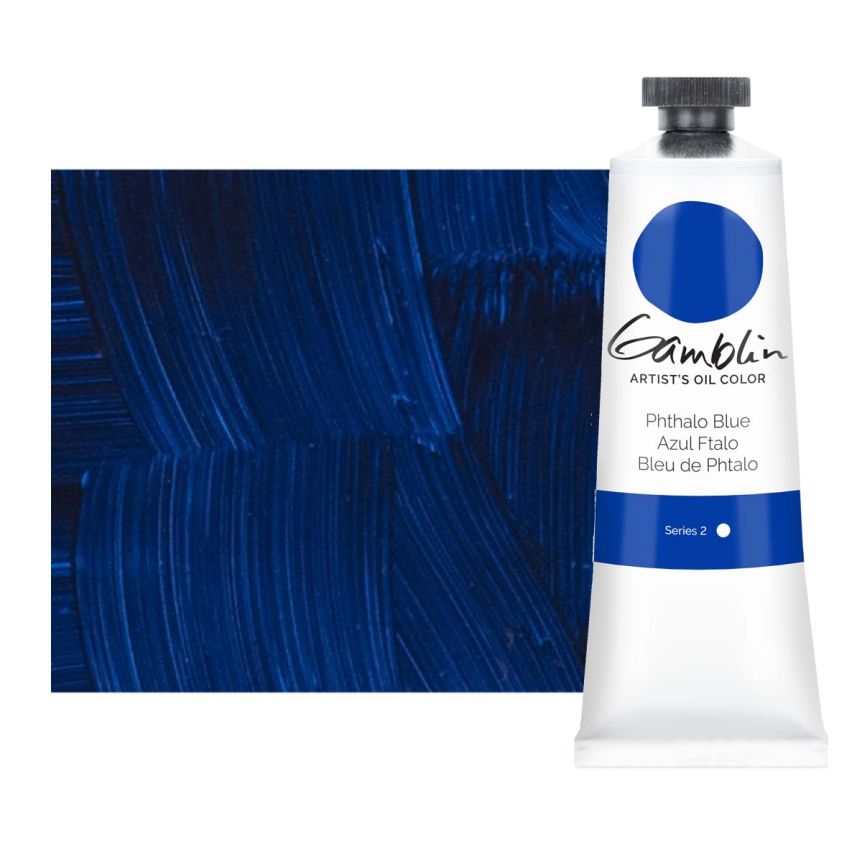 Gamblin Artists Oil - Phthalo Blue, 37ml Tube