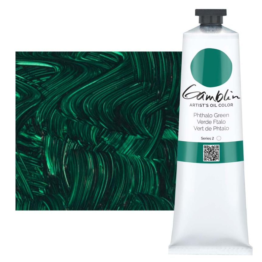 Gamblin Artists Oil - Phthalo Green, 150ml Tube
