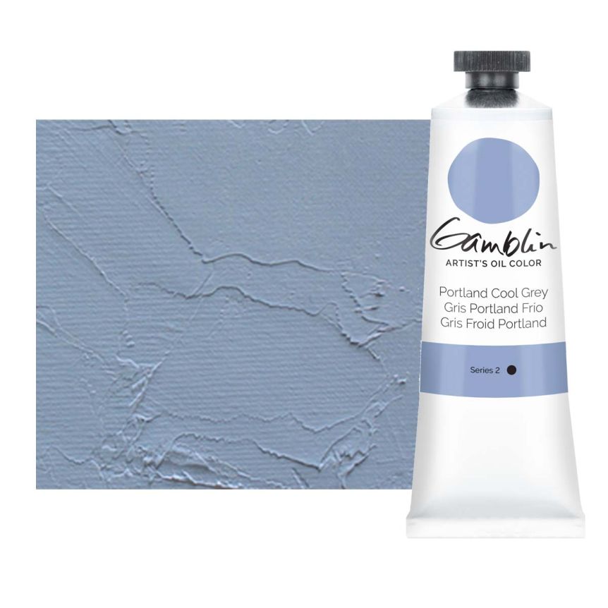 Gamblin Artists Oil - Portland Cool Grey, 37ml Tube