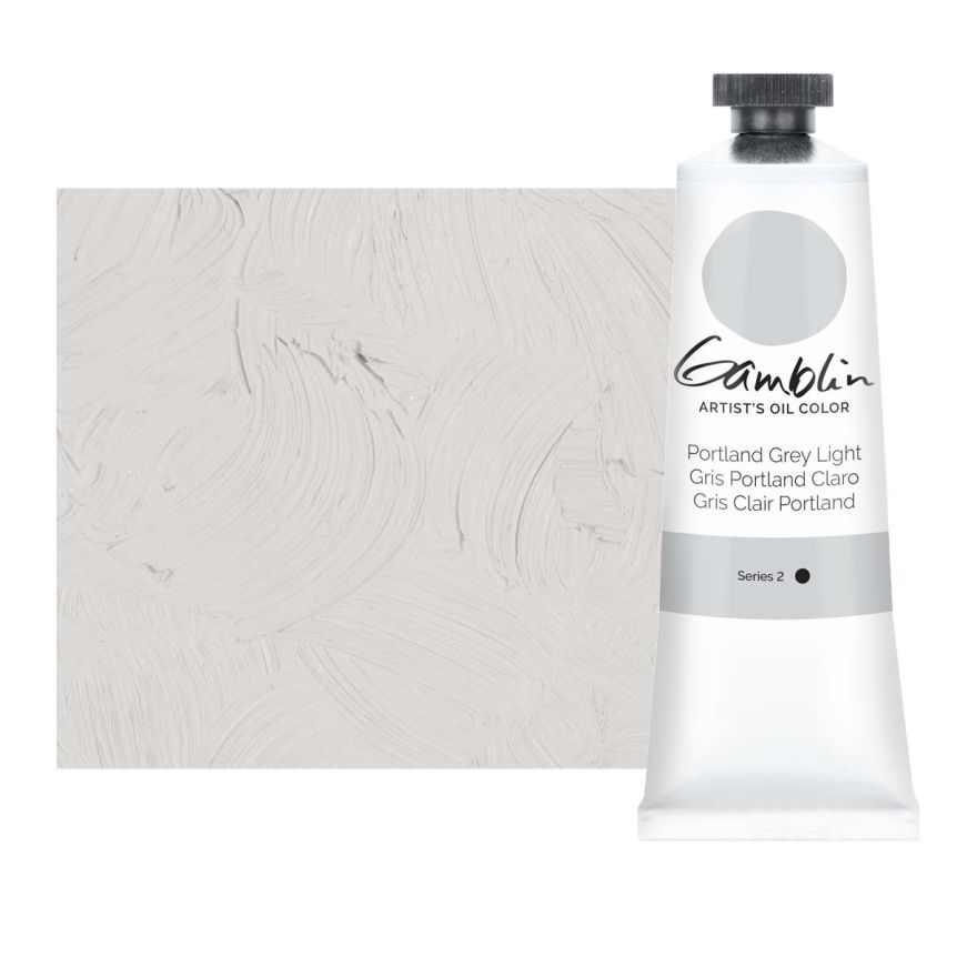 BUY Gamblin Artist Oil 150 Ml Portland Grey Med