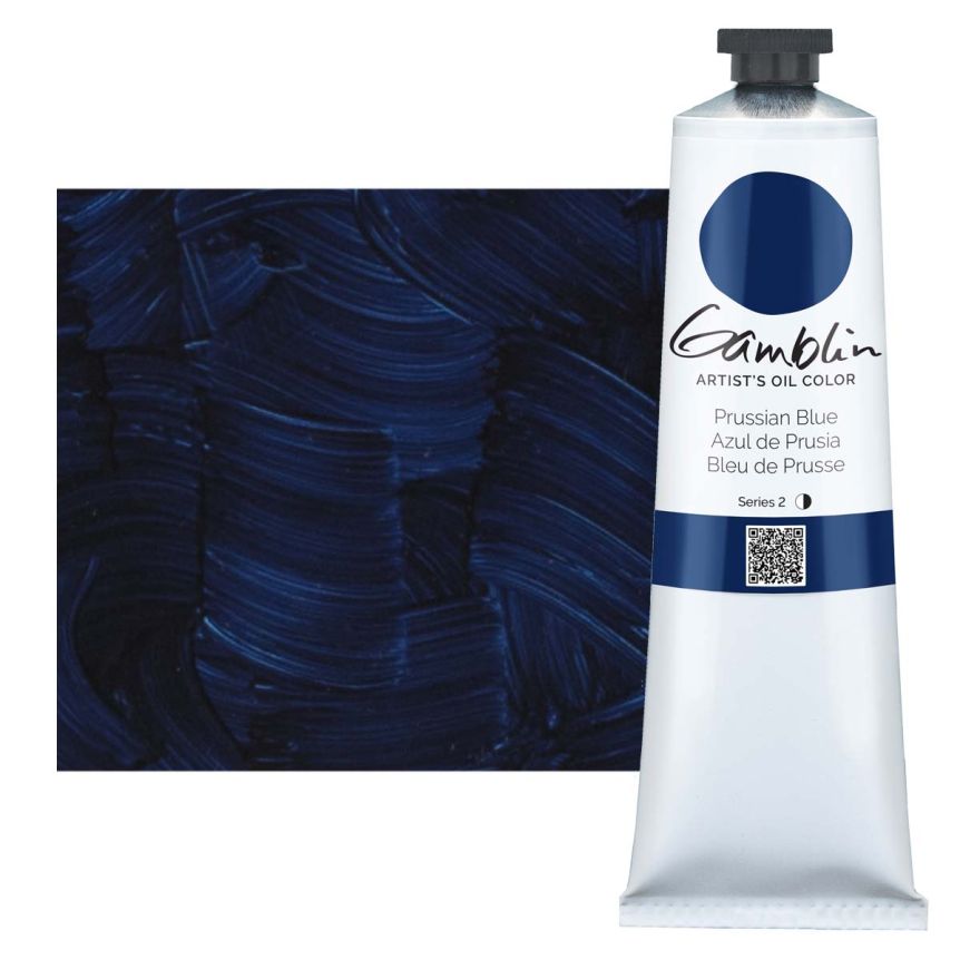 Gamblin Artists Oil - Prussian Blue, 150ml Tube